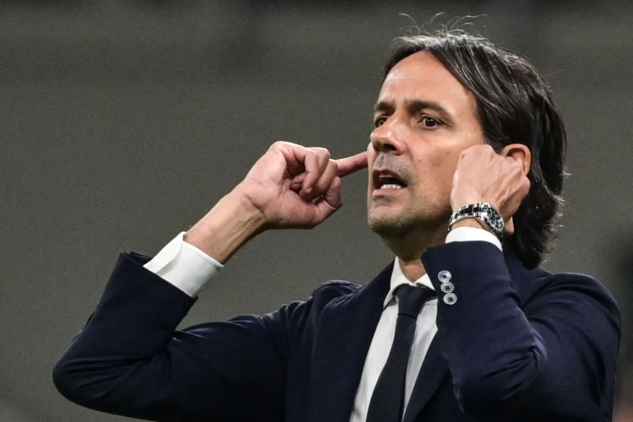 Inzaghi enviaba un mensaje desde la banca.