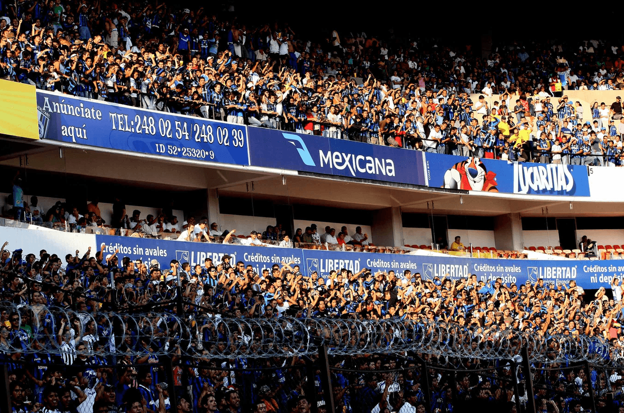 El Estadio Corregidora se abarrota en cada partido y su afición siempre es fiel.