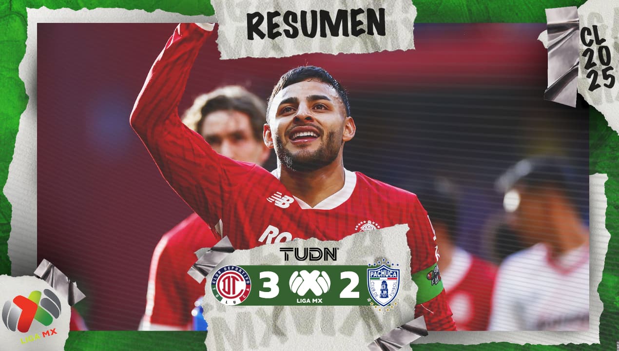 ¡Estás enfermo Alexis! Vega anota el gol del torneo en el Toluca vs. Pachuca