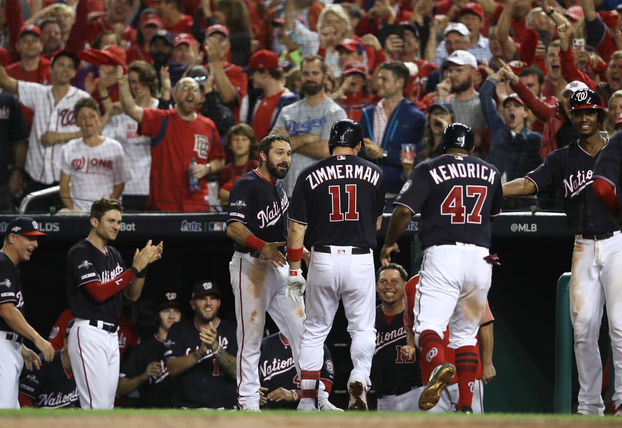 En el cuarto juego Los Angeles Dodgers fueron superados 6-1 por los Washington Nationals.
