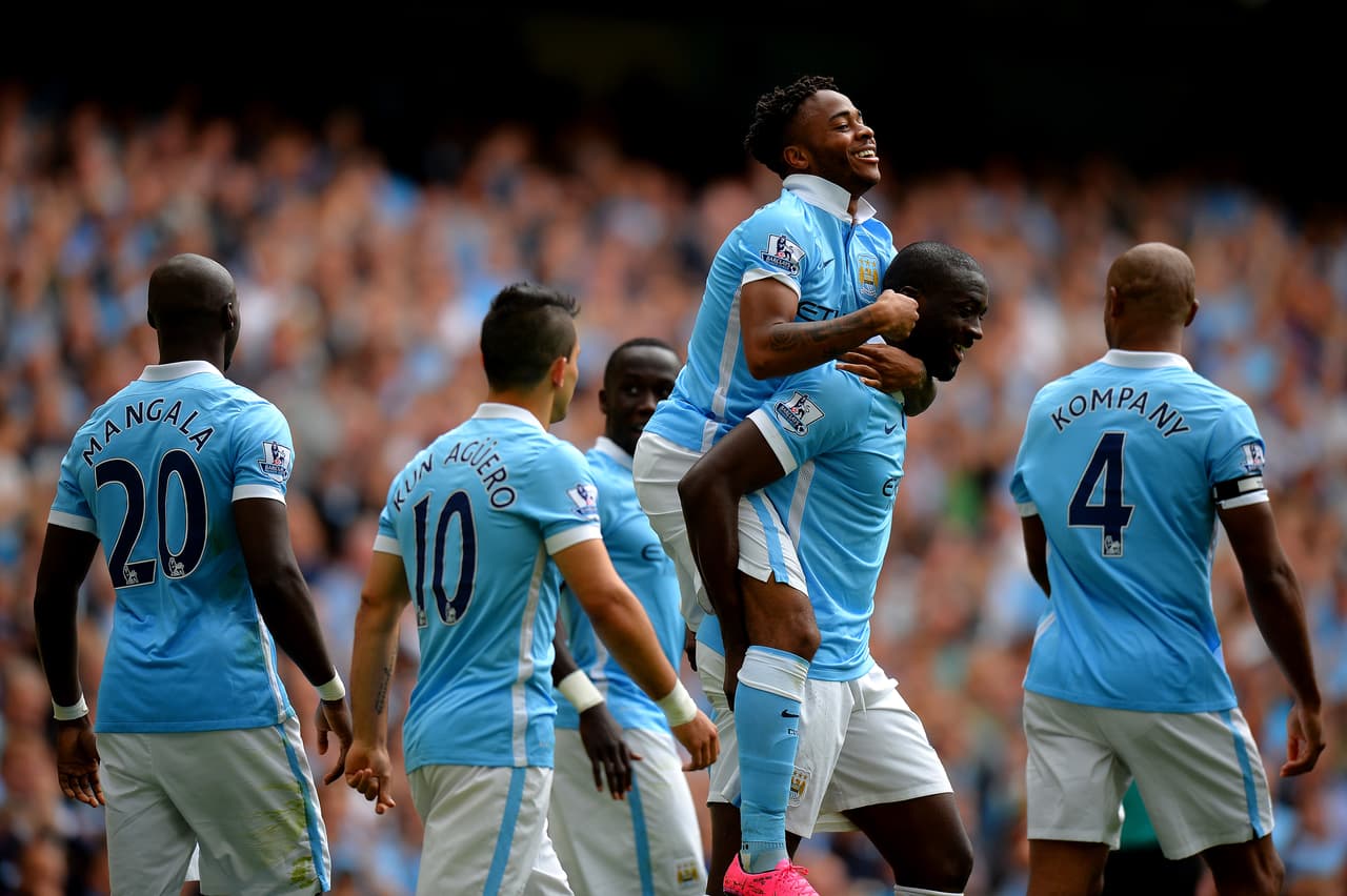 Sterling marcó uno de los goles del Manchester City ante el Watford.