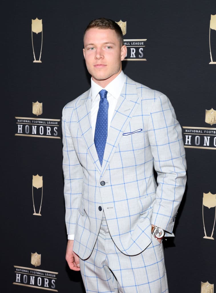 Christian Mccaffrey - Running back, Carolina Panthers.