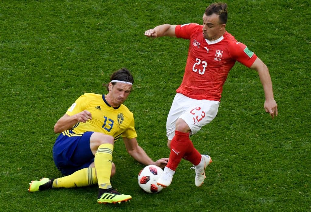 Suecia puso una barrera para evitar que por medio de sus centros o remates de media cancha marcara la diferencia.