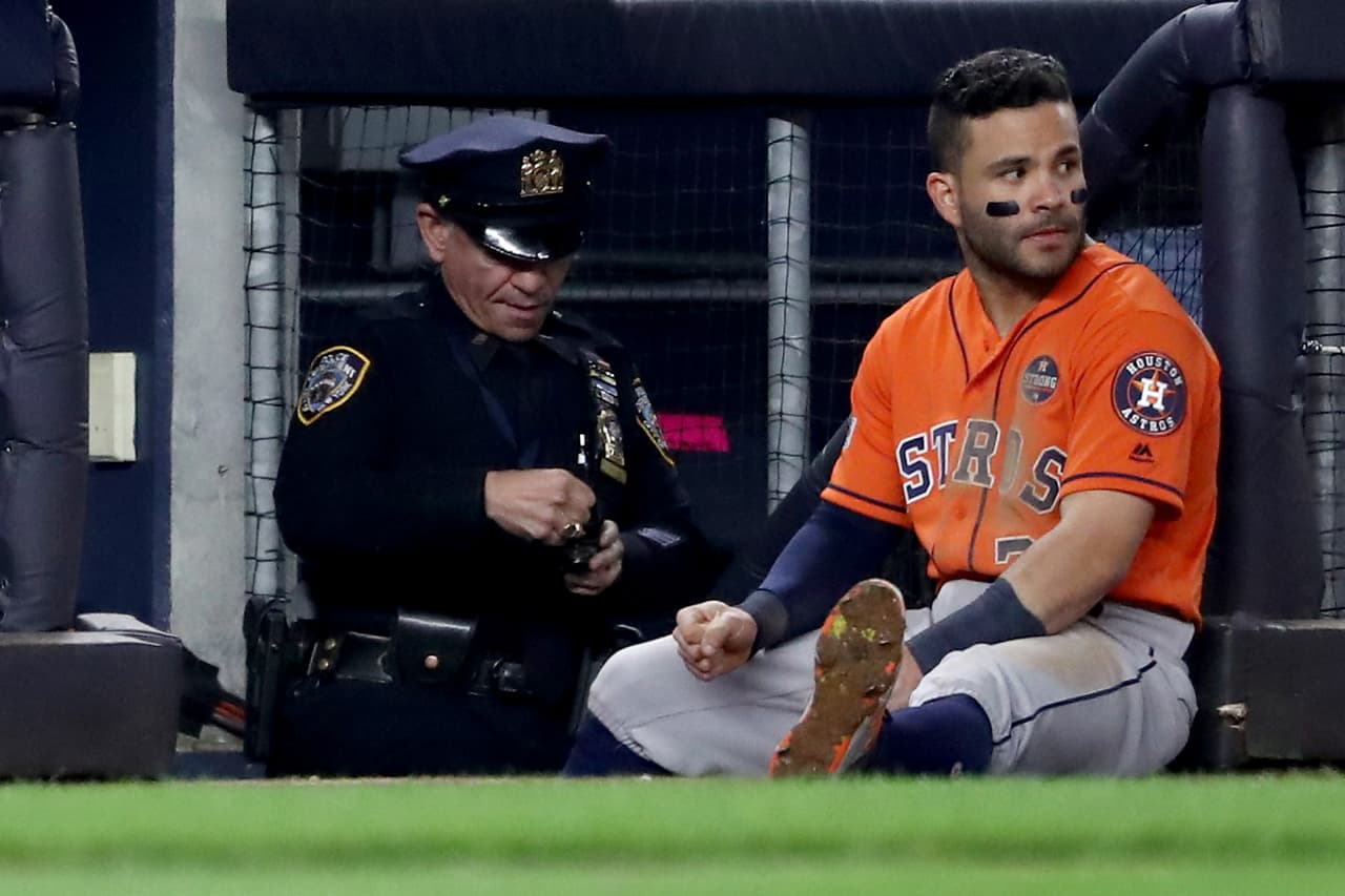 José Altuve, al igual que toda la ofensiva de los Astros, nuevamente fue silenciado. El estelar venezolano no conectó imparable en 4 turnos.