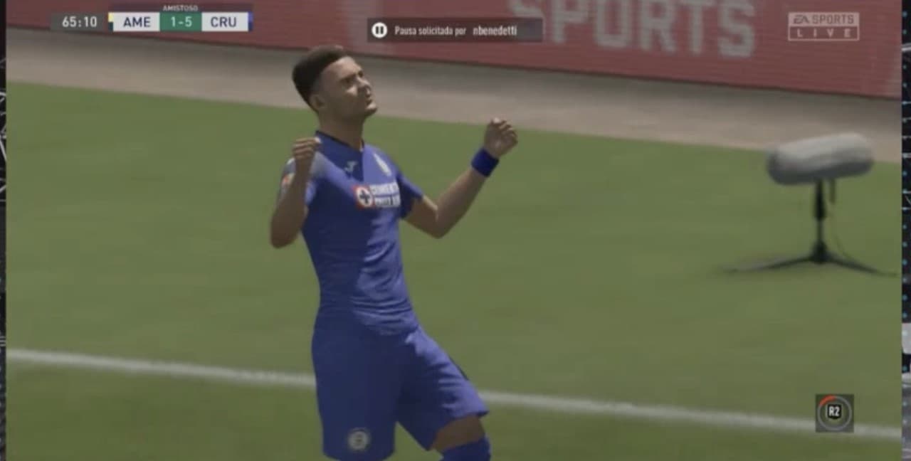 Santiago Giménez y la Máquina fueron los encargados de darle un baile y una goleada a las Águilas de Nicolás Benedetti.