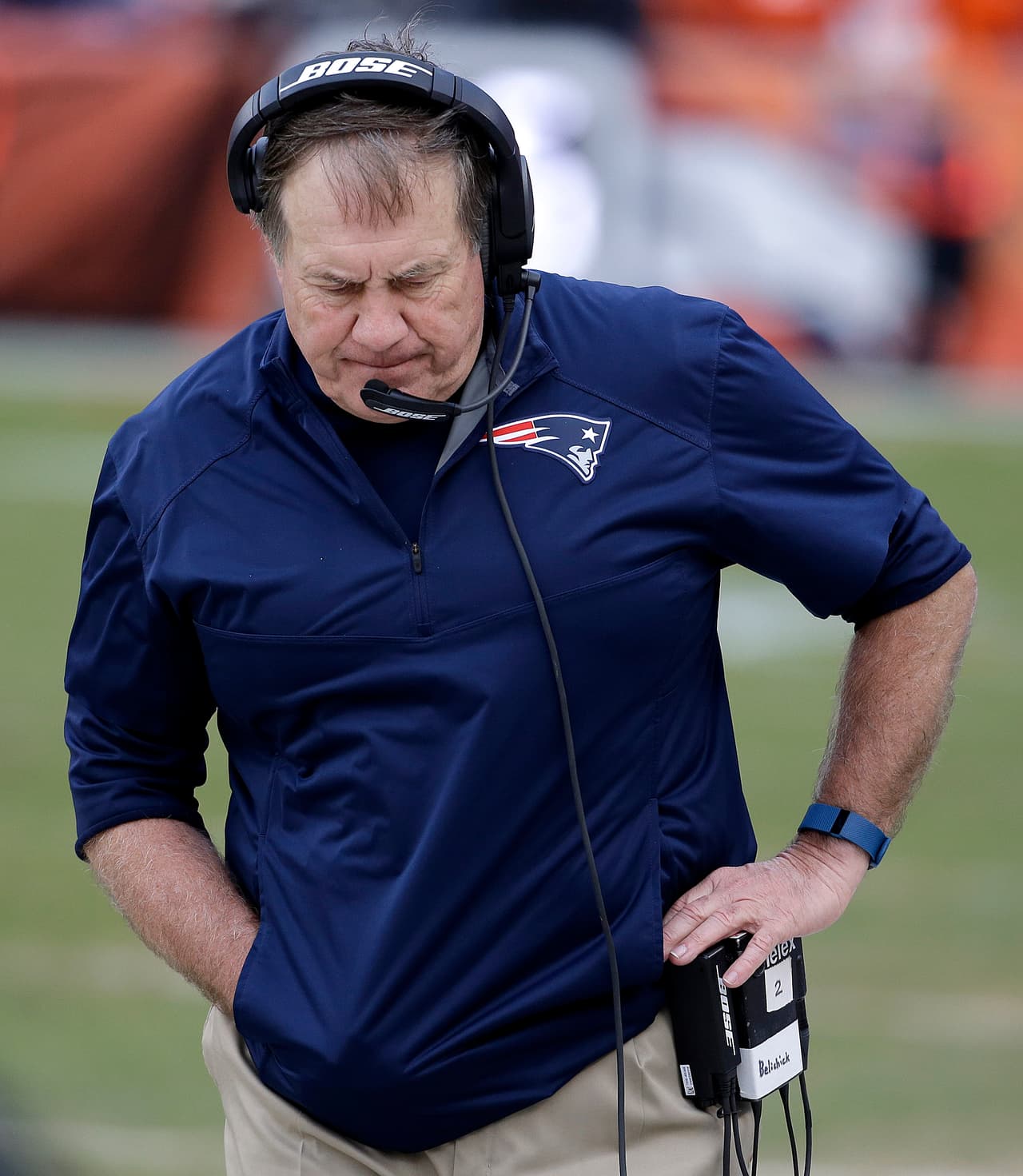 La preocupación en la banda Patriots era inevitable.