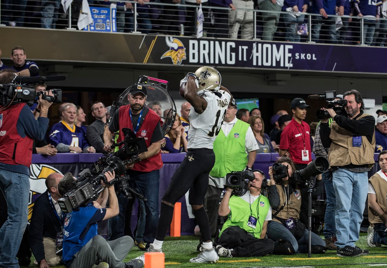 Por los Saints, Michael Thomas fue el hombre más destacado a la ofensiva con 7 recepciones para 85 yardas y par de anotaciones.