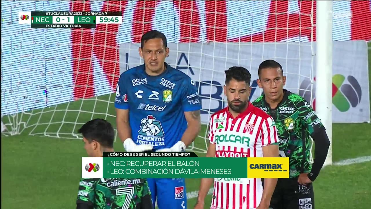 ¡TIRO ATAJADO! disparo por Fernando González.