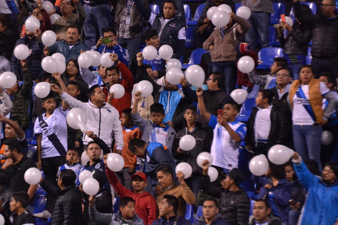 El apoyo de los fanáticos del Puebla fue constante en el encuentro del 
<a href="https://www.univision.com/deportes/futbol/liga-mx/" target="_blank">Clausura 2019</a>.