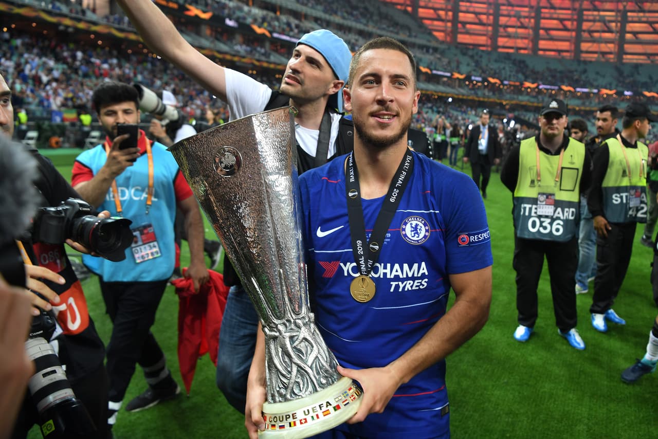 Seguimos con Eden Hazard, pieza clave para que el Chelsea conquistara la Europa League.