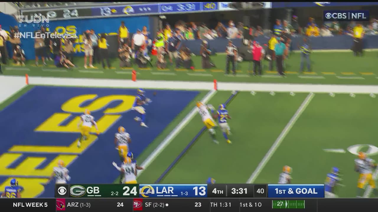 ¡Reacción de Los Angeles! TD de Robinson que da esperanza a su equipo