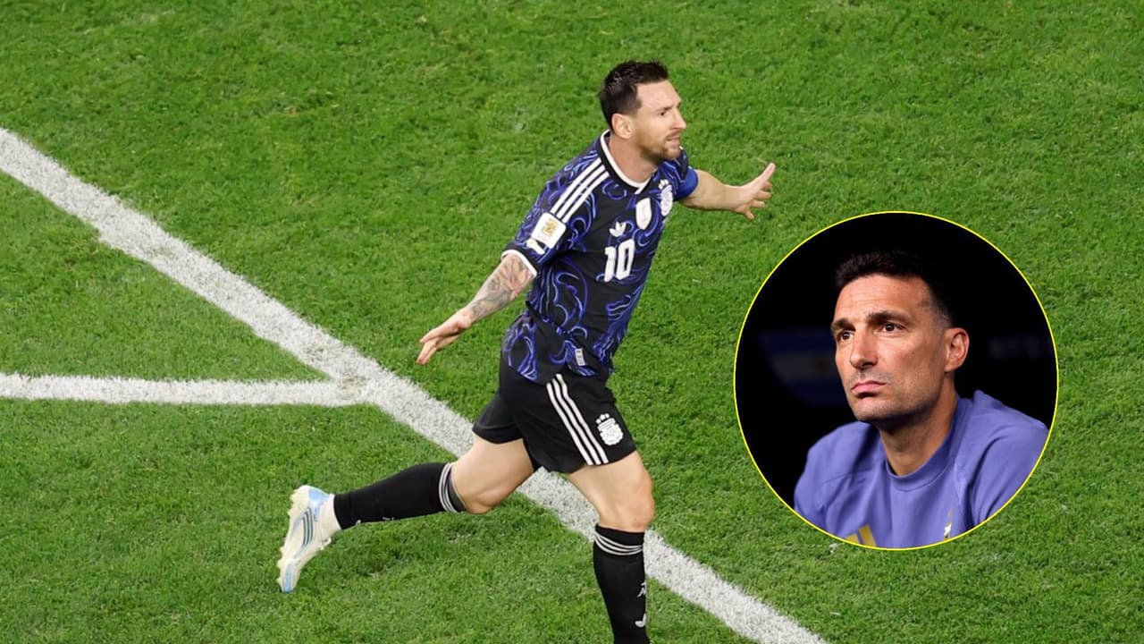 Scaloni revela que Messi prefirió ser suplente y que sus compañeros jugaran