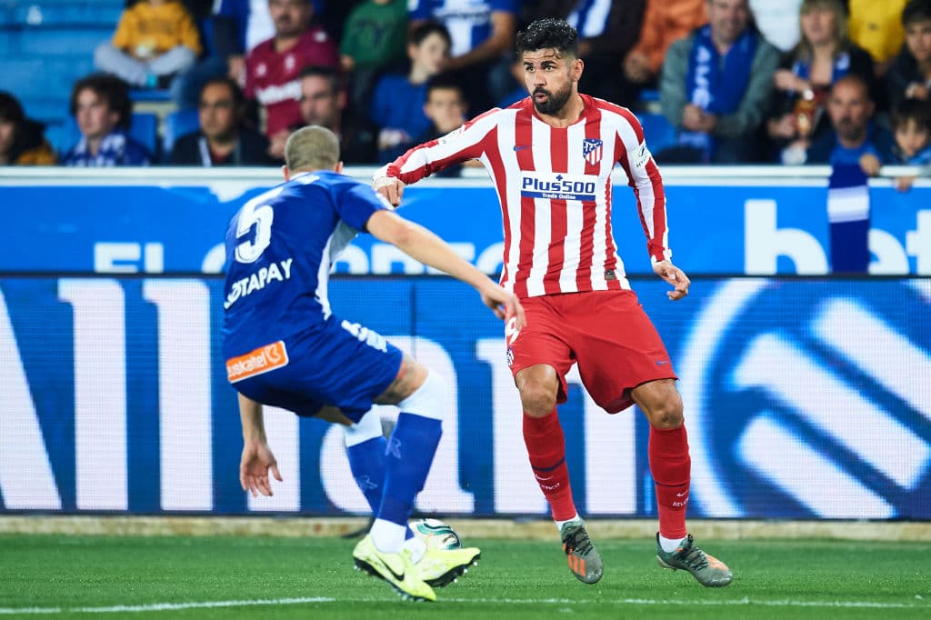 Diego Costa. Es cobijado por la afición colchonera, pero odiado por muchos gracias a su agresividad y prepotencia.