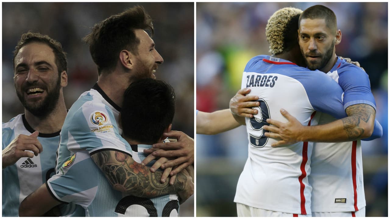 Argentina y Estados Unidos se verán las caras en las semifinales de la Copa América Centenario, pero no es la primera vez que lo hacen en el torneo continental ya que lo han hecho anteriormente en dos ocasiones con saldo de una victoria para cada uno.
