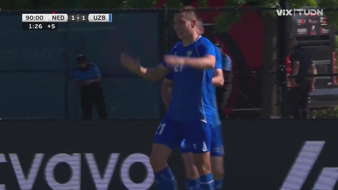 ¡Gol de último momento! Uzbekistán encuentra el empate frente a Países Bajos
