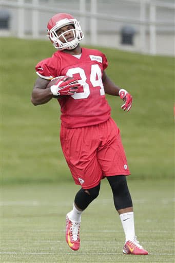 RB Knile Davis (AP-NFL).