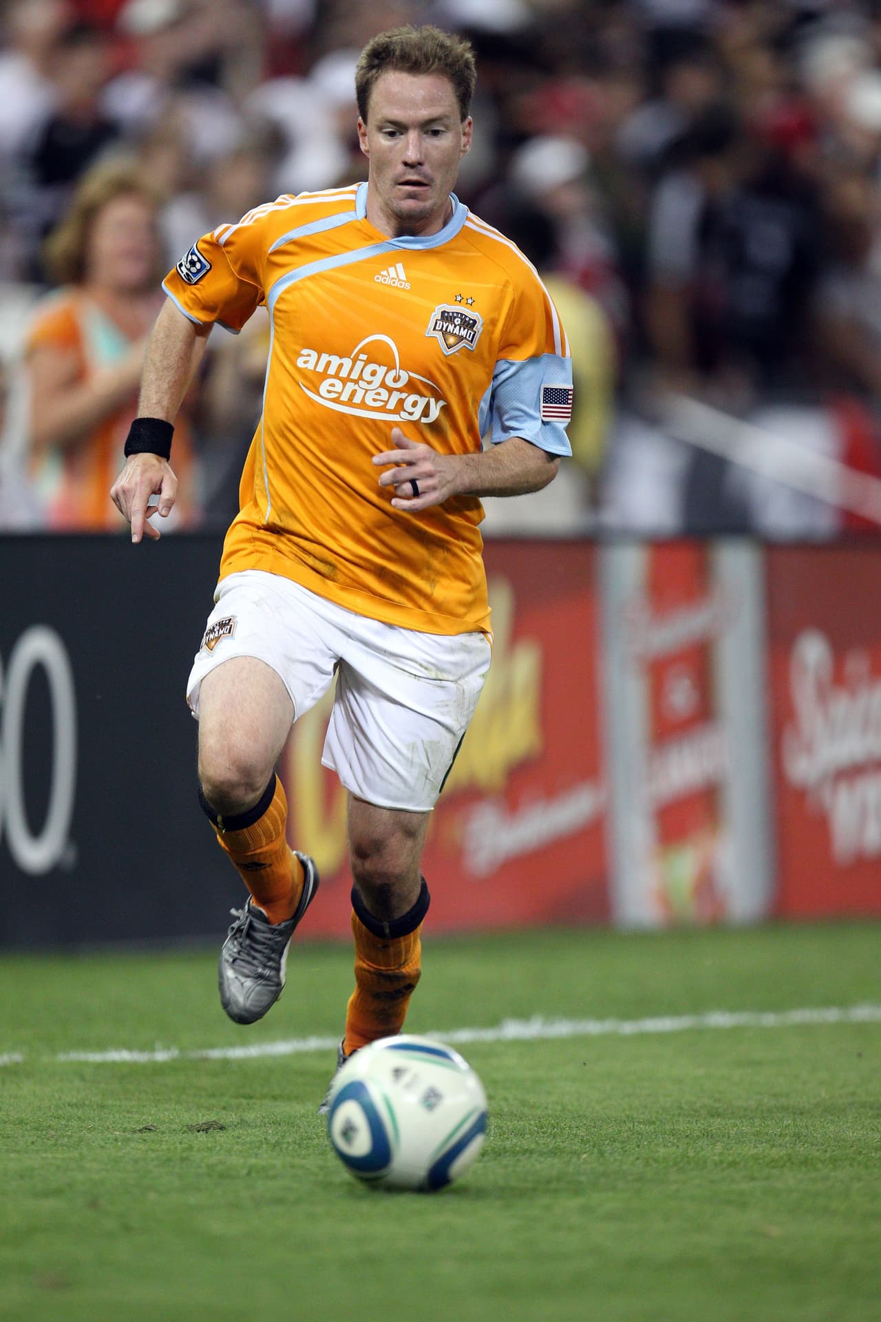 Richard Mulrooney - Houston Dynamo. El colorado dejó su marca vestido de naranja. Jugó cuatro temporadas y se retiró del fútbol vistiendo la camiseta del Houston Dynamo.