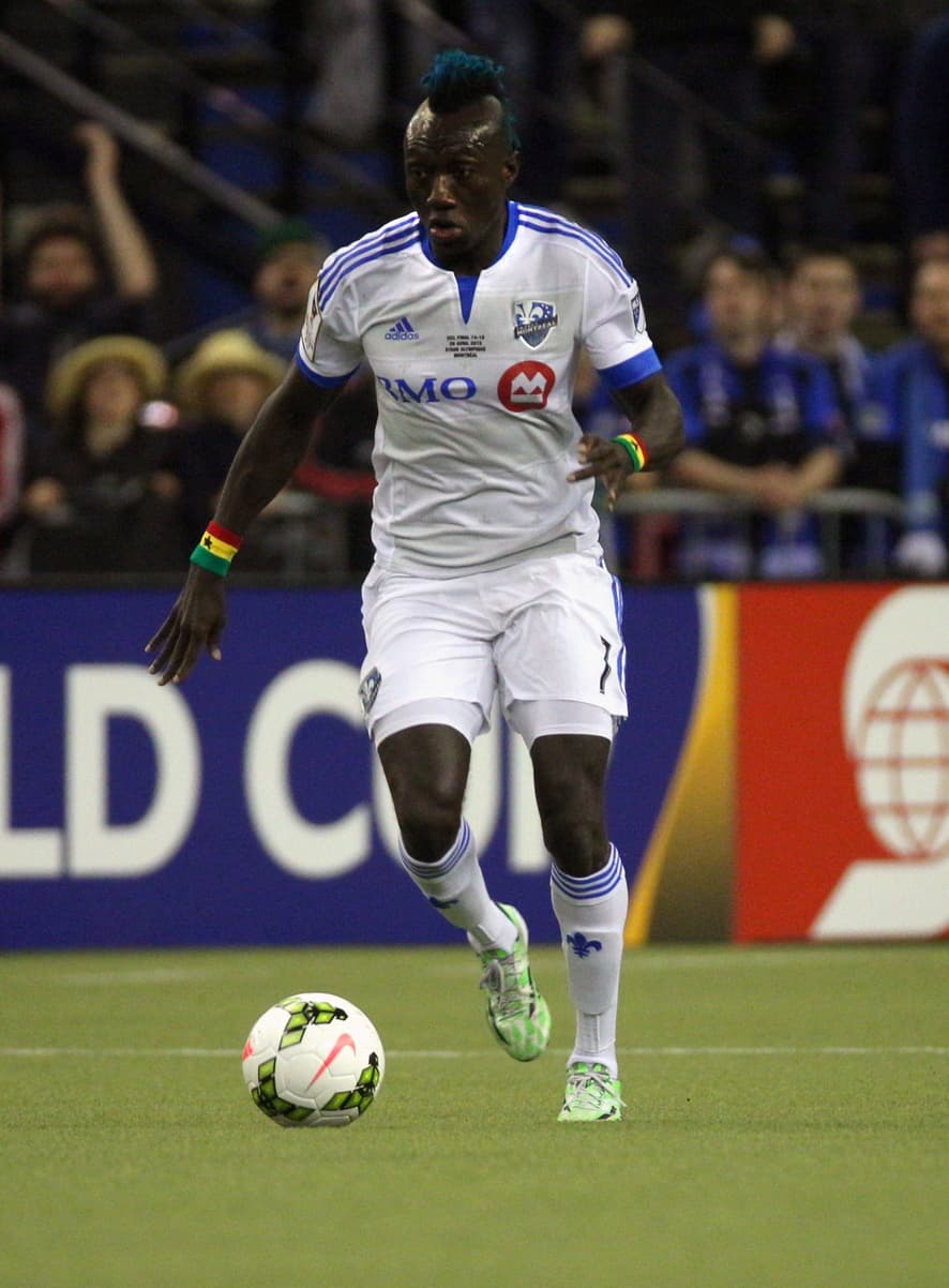 Dominic Oduro - Montreal Impact. Otra vez Oduro cruzó de vereda para jugar en el clásico rival. El presente lo encuentra con el Montreal Impact, justo después de su paso por Toronto FC.