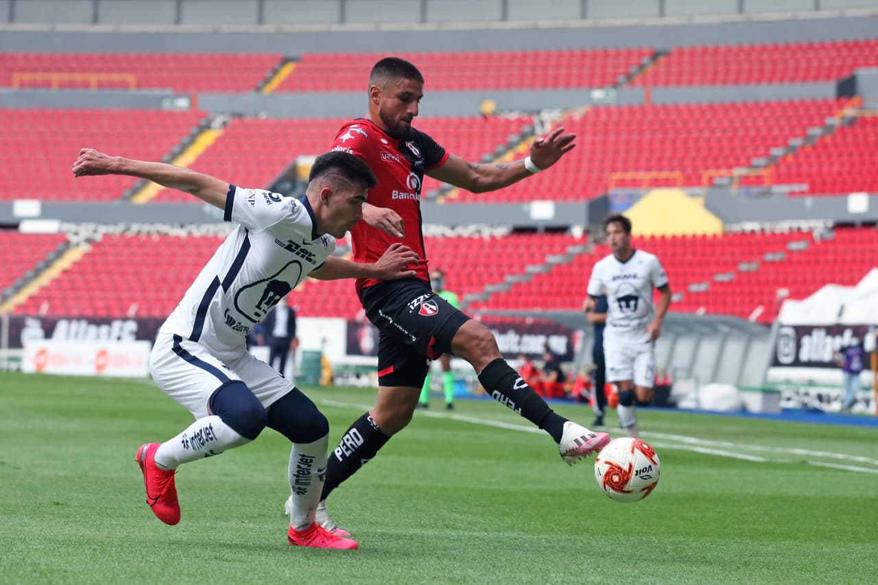 Con doblete de Juan Igancio Dinenno, los Pumas continúan con su racha perfecta en el Guard1anes 2020 de la Liga BBVA MX.