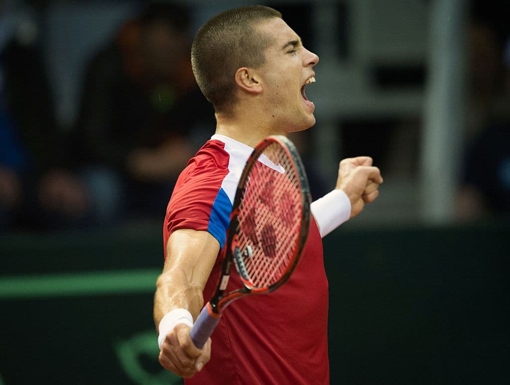Borna Coric ganó el tercer punto para Croacia