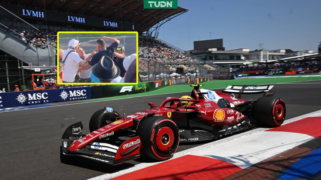 La policía interviene en el Gran Premio de México