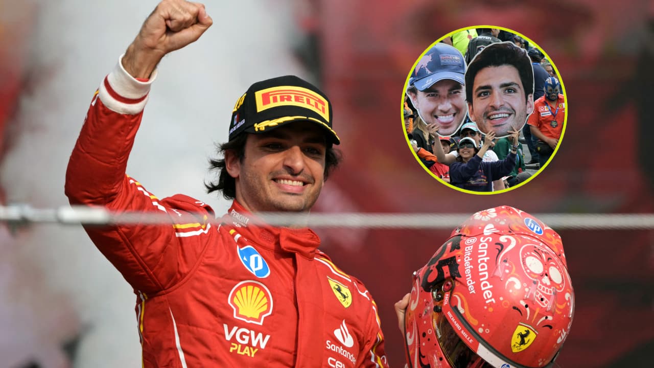 Sainz dedica emotivas palabras a la afición mexicana tras el GP de México