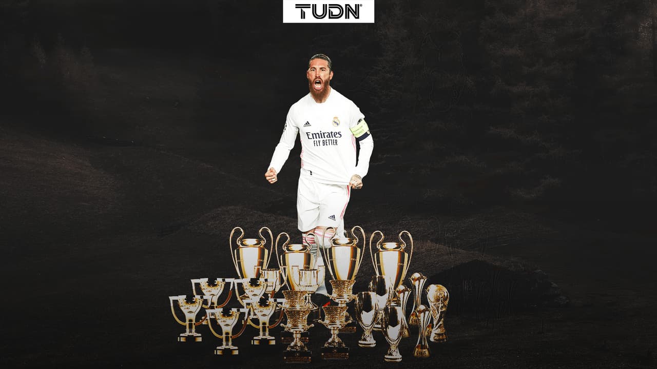 Sergio Ramos es el segundo jugador del Real Madrid con más títulos