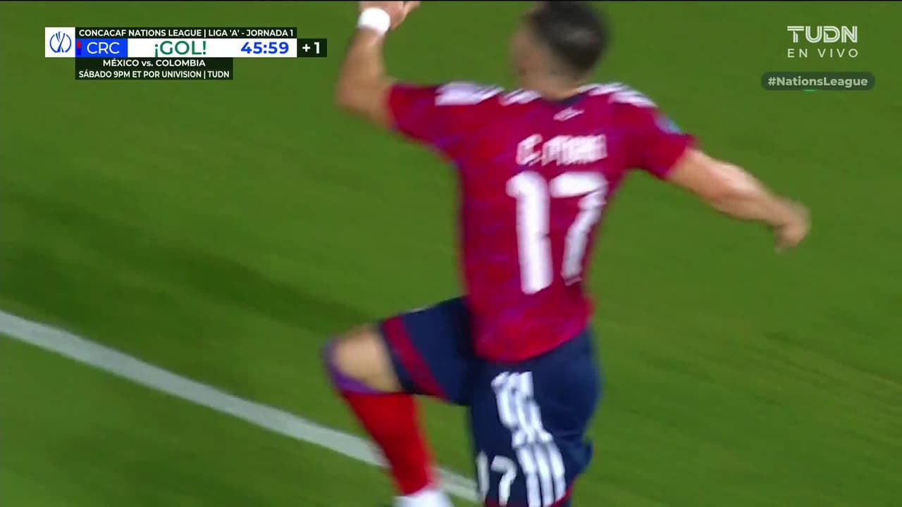 ¡Mega golazo de Costa Rica! Mora está encendido y firma su doblete
