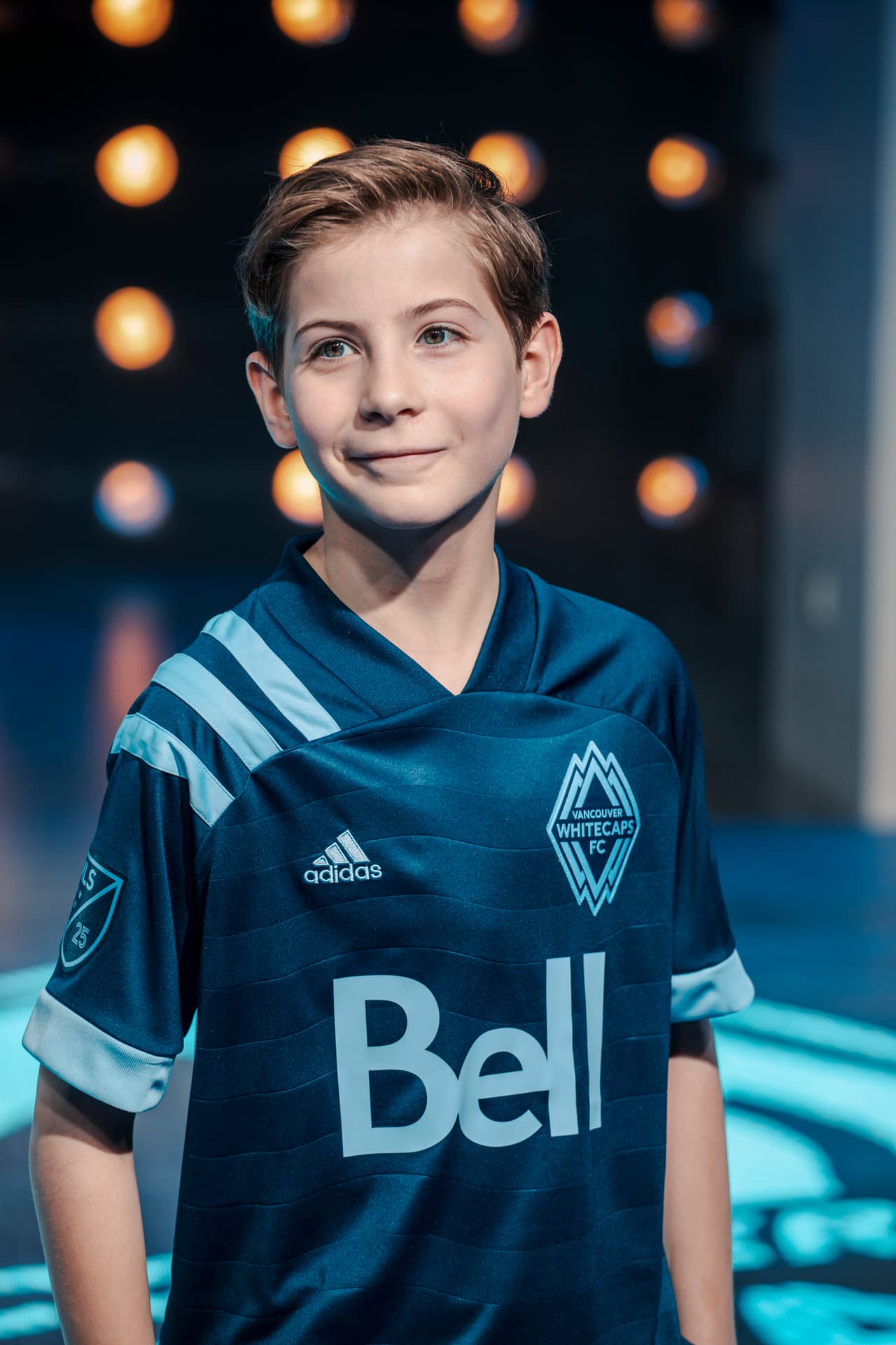 El jovencísimo actor canadiense Jacob Tremblay fue elegido por Vancouver Whitecaps para enseñar por primera vez su camiseta secundaria.