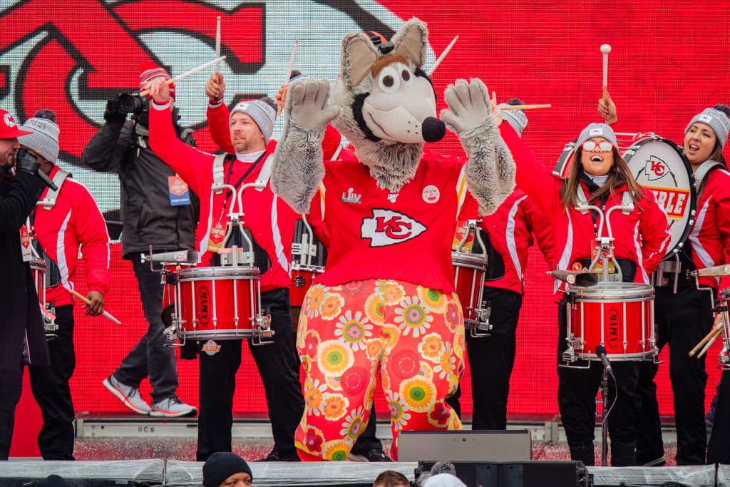KC Wolf de los Kansas City Chiefs.