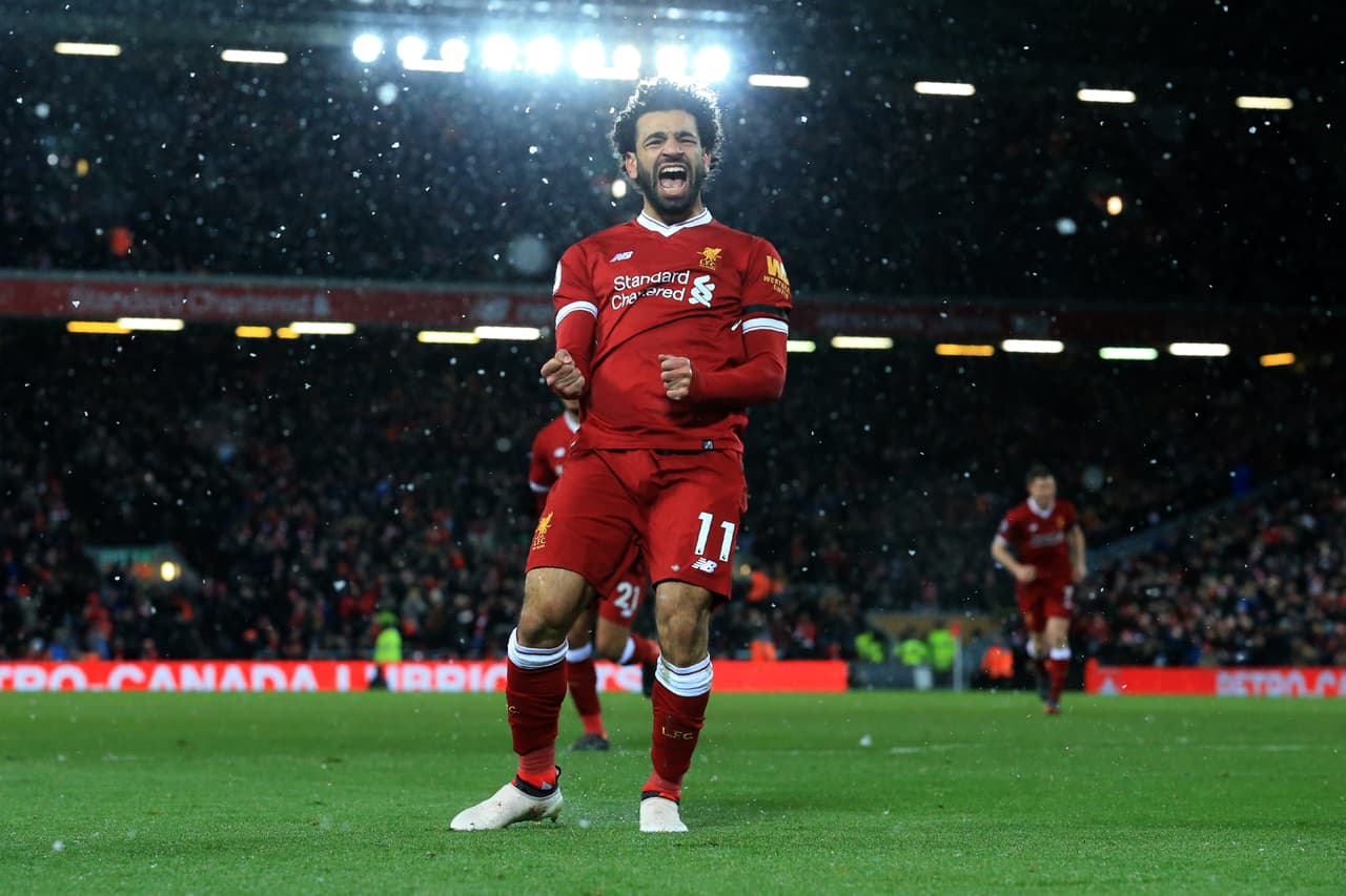 <b>Mohammed Salah (Liverpool) - </b>35 kilómetros por hora.