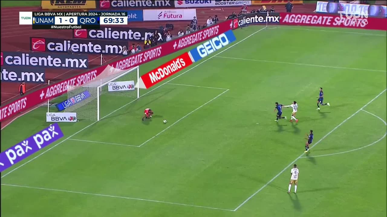 ¡TIRO ATAJADO! disparo por José Caicedo.