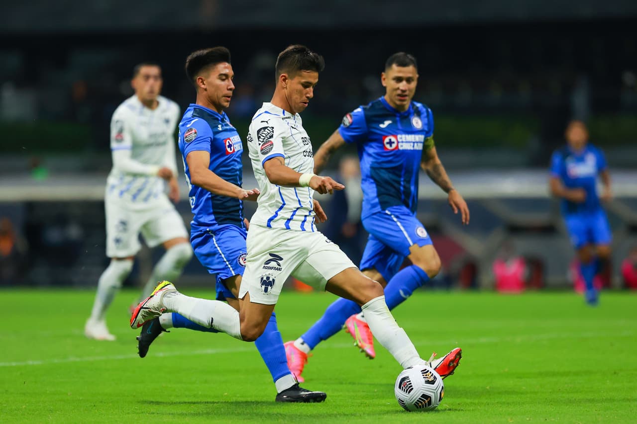 Con doblete de Rogelio Funes Mori y goles de Maximiliano Meza y Duván Vergara, Monterrey golea a CRuz Azul 1-4 y se mete a la final de la Concacaf Liga de Campeones.