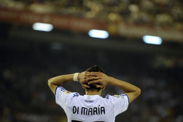 El argentino Angel Di María tuvo una actuación muy por debajo de lo que se esperaba de él.