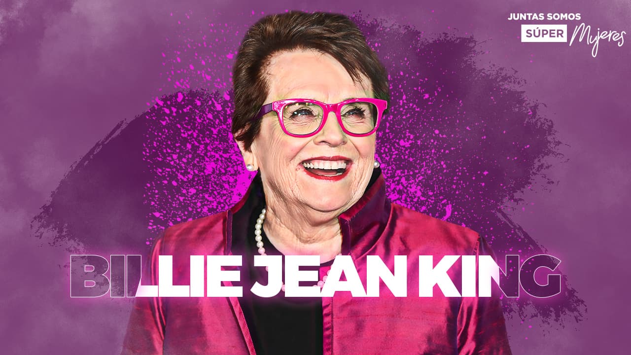 Billy Jean King es la fundadora de la WTA.