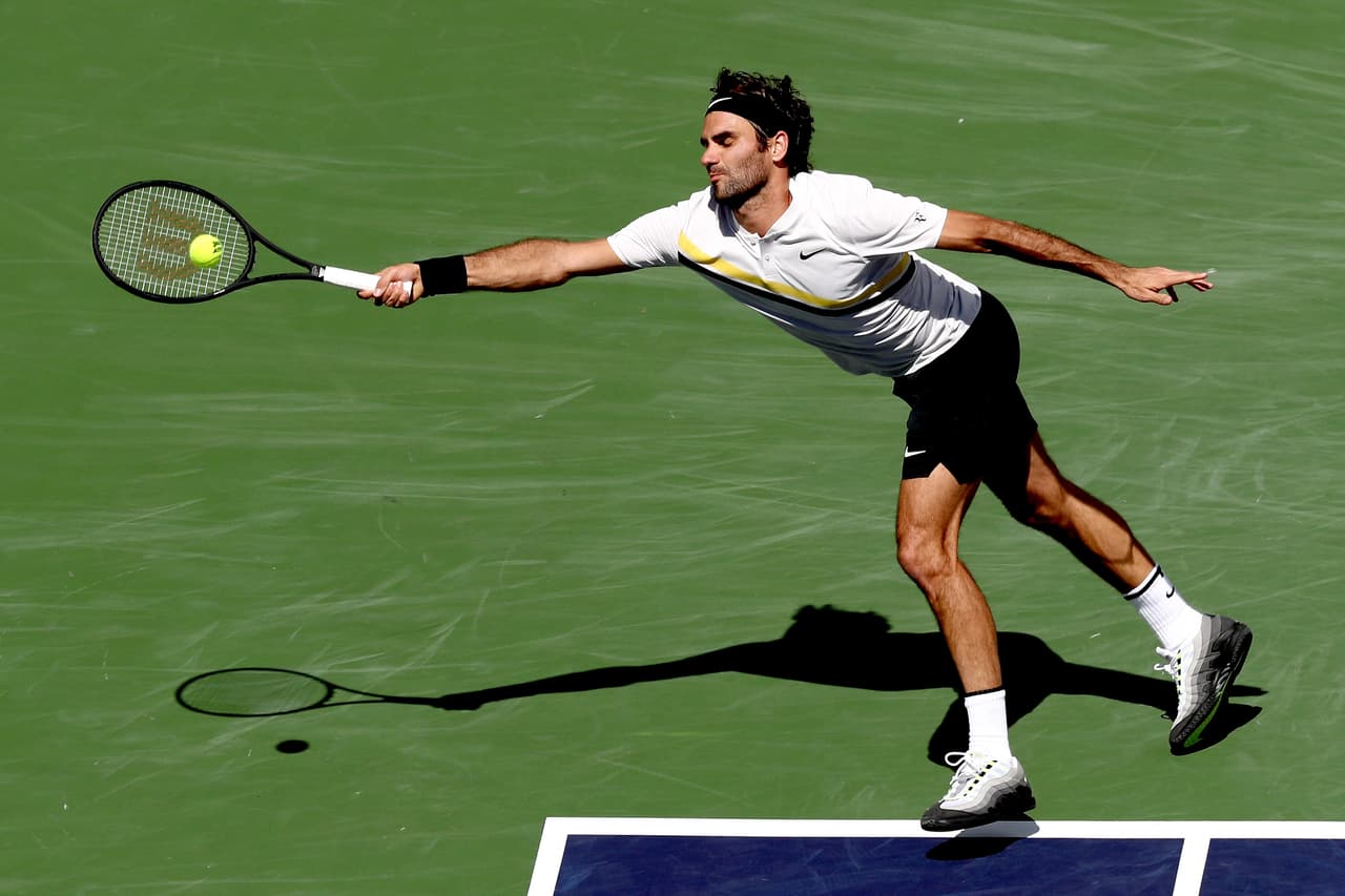 Federer renació de sus cenizas ante Coric y avanzó a la final de Indian Wells