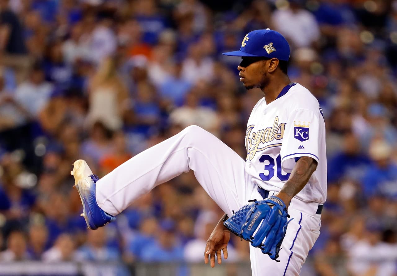 El lanzador dominicano Yordano Ventura fue uno de los pilares en la consecución del título de la Serie Mundial en 2015 de los Kansas City Royals.