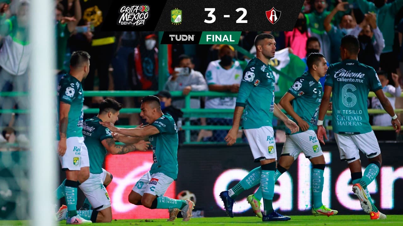 León viene de atrás y se lleva la Final de ida ante el Atlas