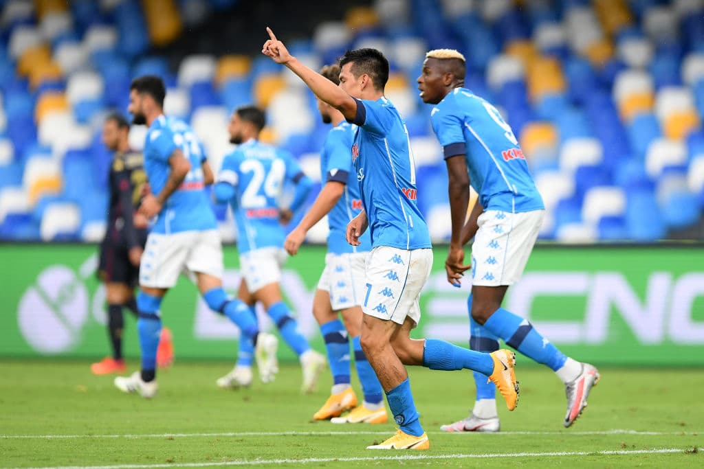 Minuto 56 y cae el tercer tanto de la escuadra napolitana