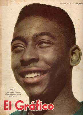 El título del mundo de Brasil en 1958 con Pelé como protagonista.