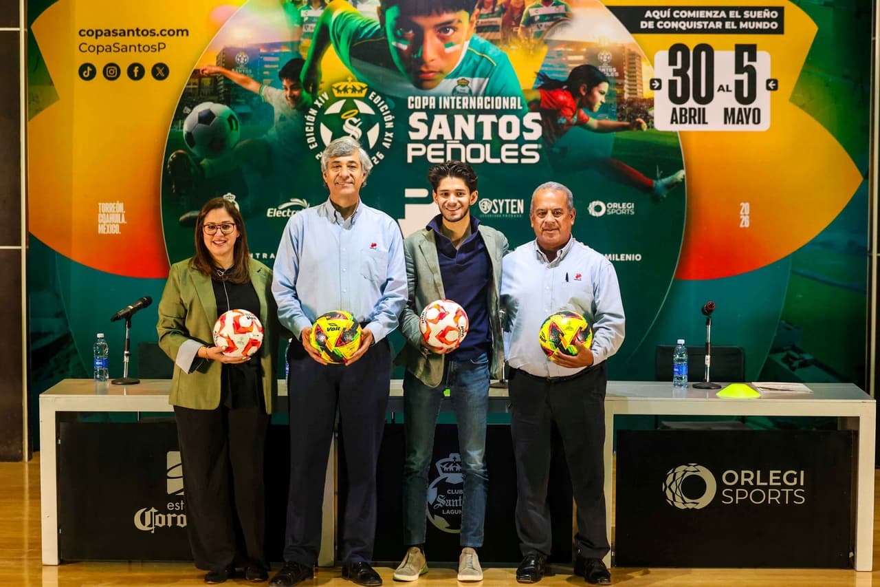 Presentan la Copa Santos Peñoles con la participación de más de 400 equipos