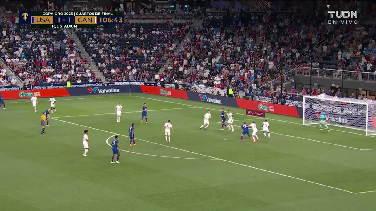 ¡TIRO ATAJADO! disparo por Gianluca Busio.