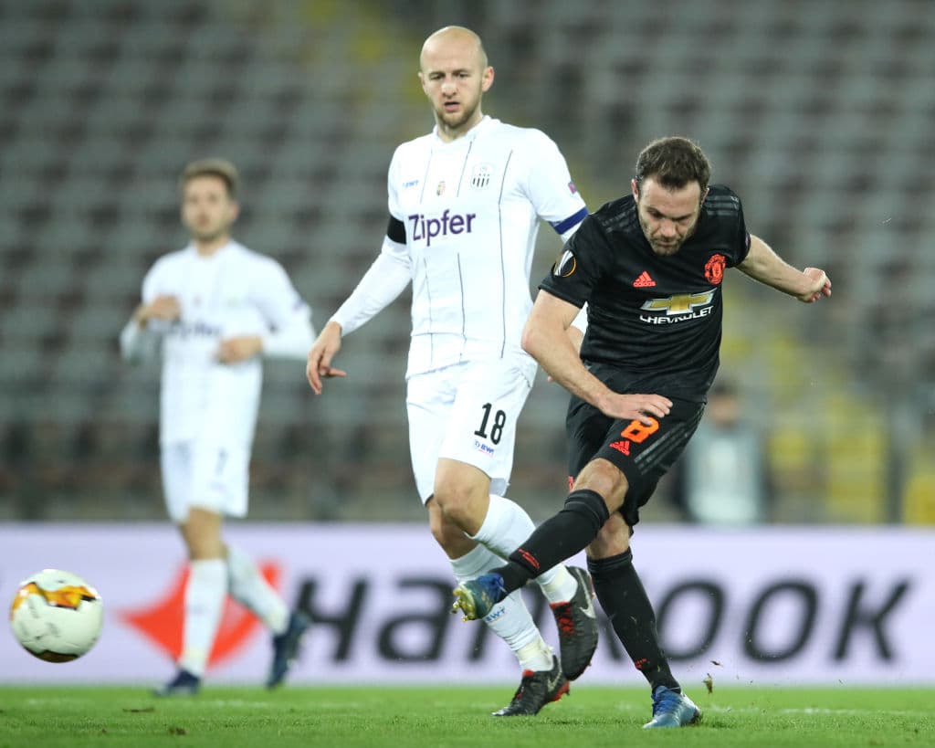 Manchester United vs LASK Linz. En la ronda anterior, en Old Trafford, el Brugge se llevó una manita, los mismos goles que le metió el Manchester United al Lask en la ida de los octavos de final. ¿De cuántos goles nos habremos perdido?