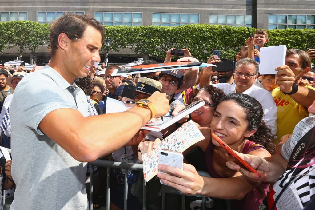 El español fue el más buscado por parte de los seguidores para tener algun recuerdo del actual campeón del torneo.