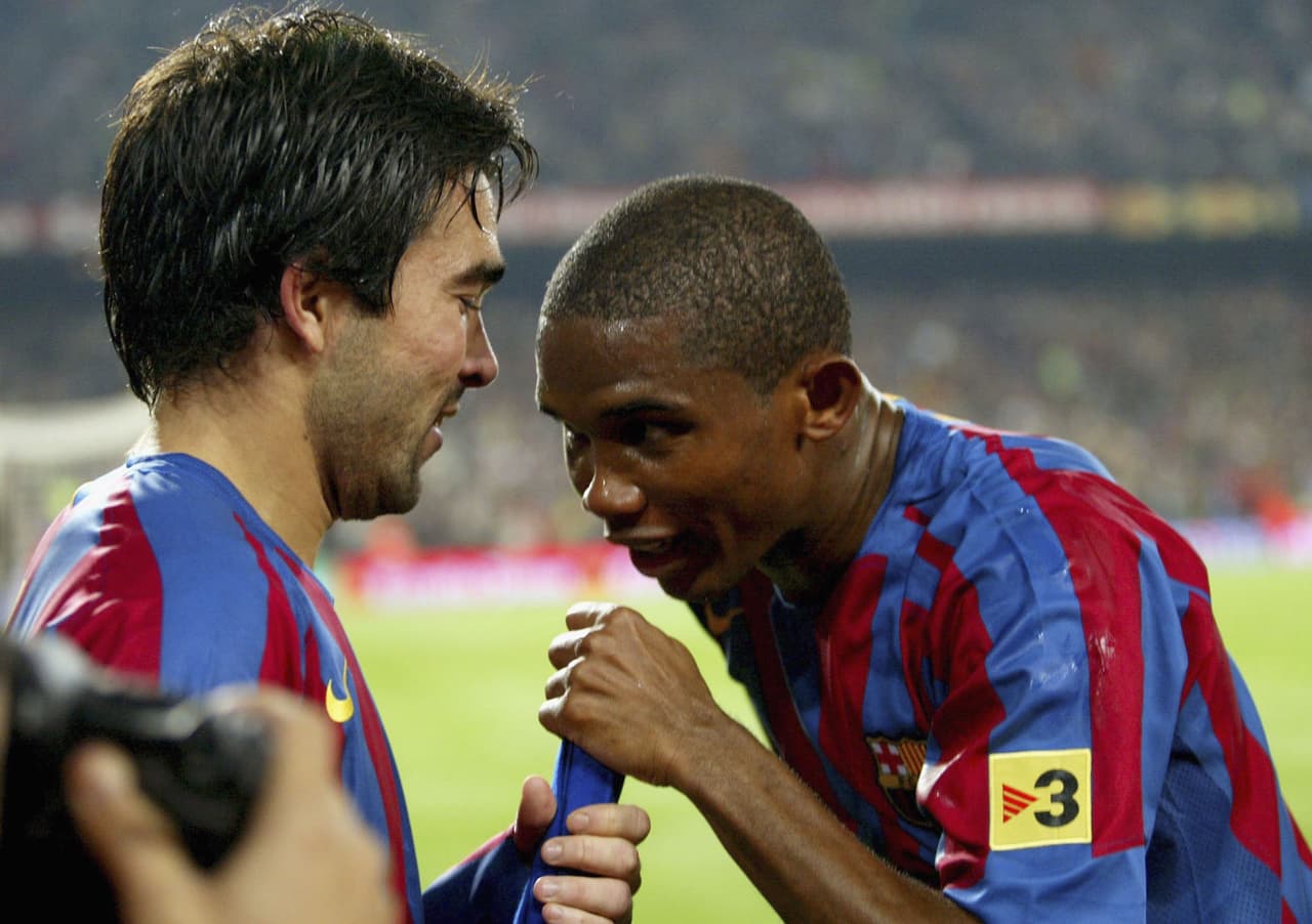 Deco también fue un gran socio para Samuel Eto'o, el delantero del Barcelona en aquella época.