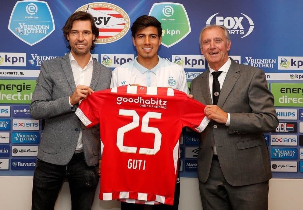Erick Gutiérrez fue presentado oficialmente por el PSV 
