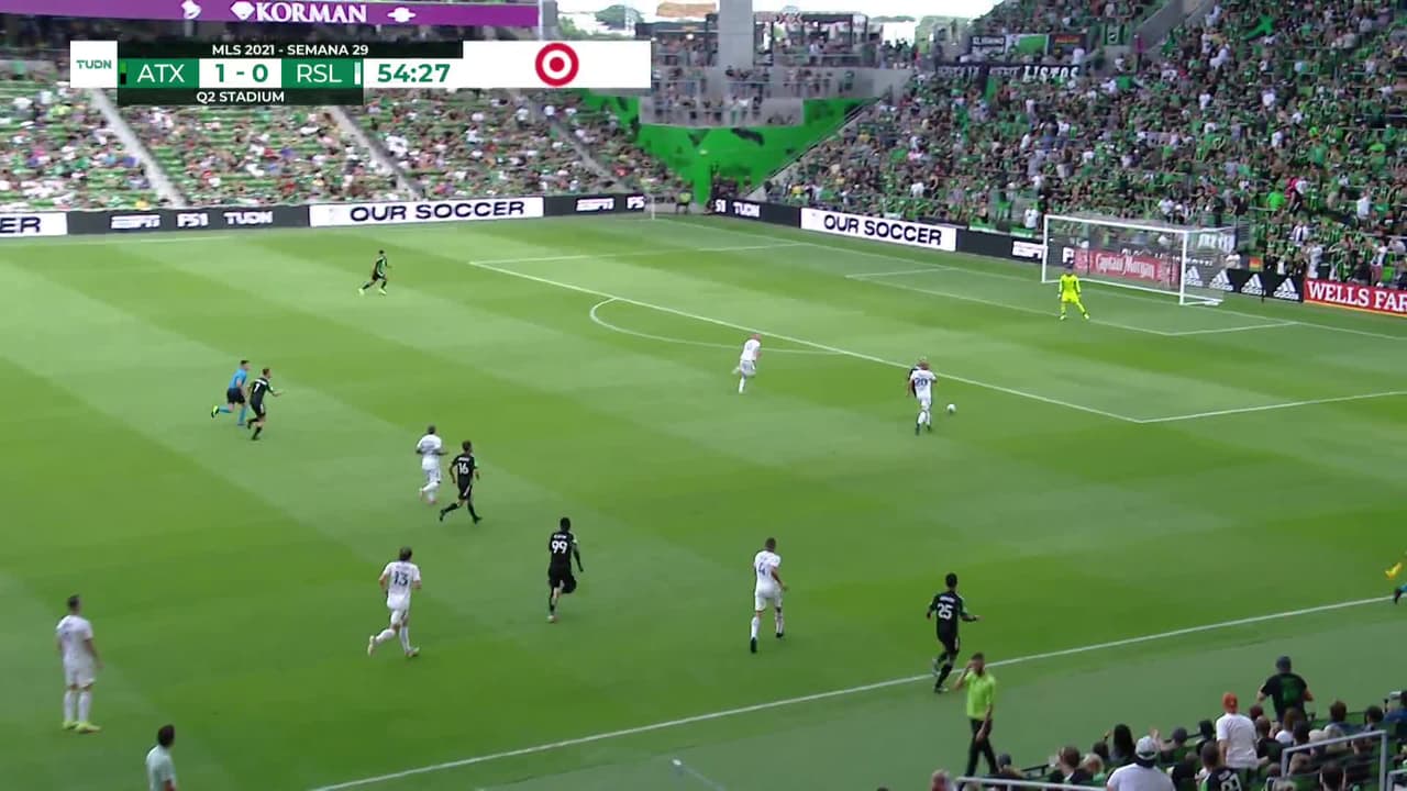 ¡GOL!  anota para Austin FC. Cecilio Domínguez