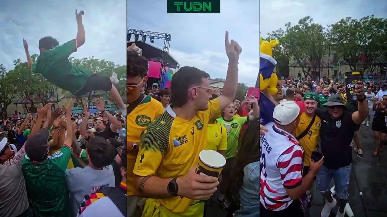 Enorme fiesta en Guadalajara entre mexicanos y australianos