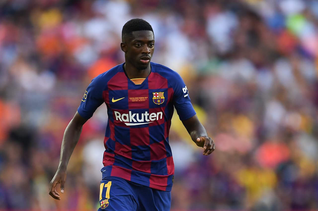 Ousmane Dembélé deja el entrenamiento del Barça por molestias