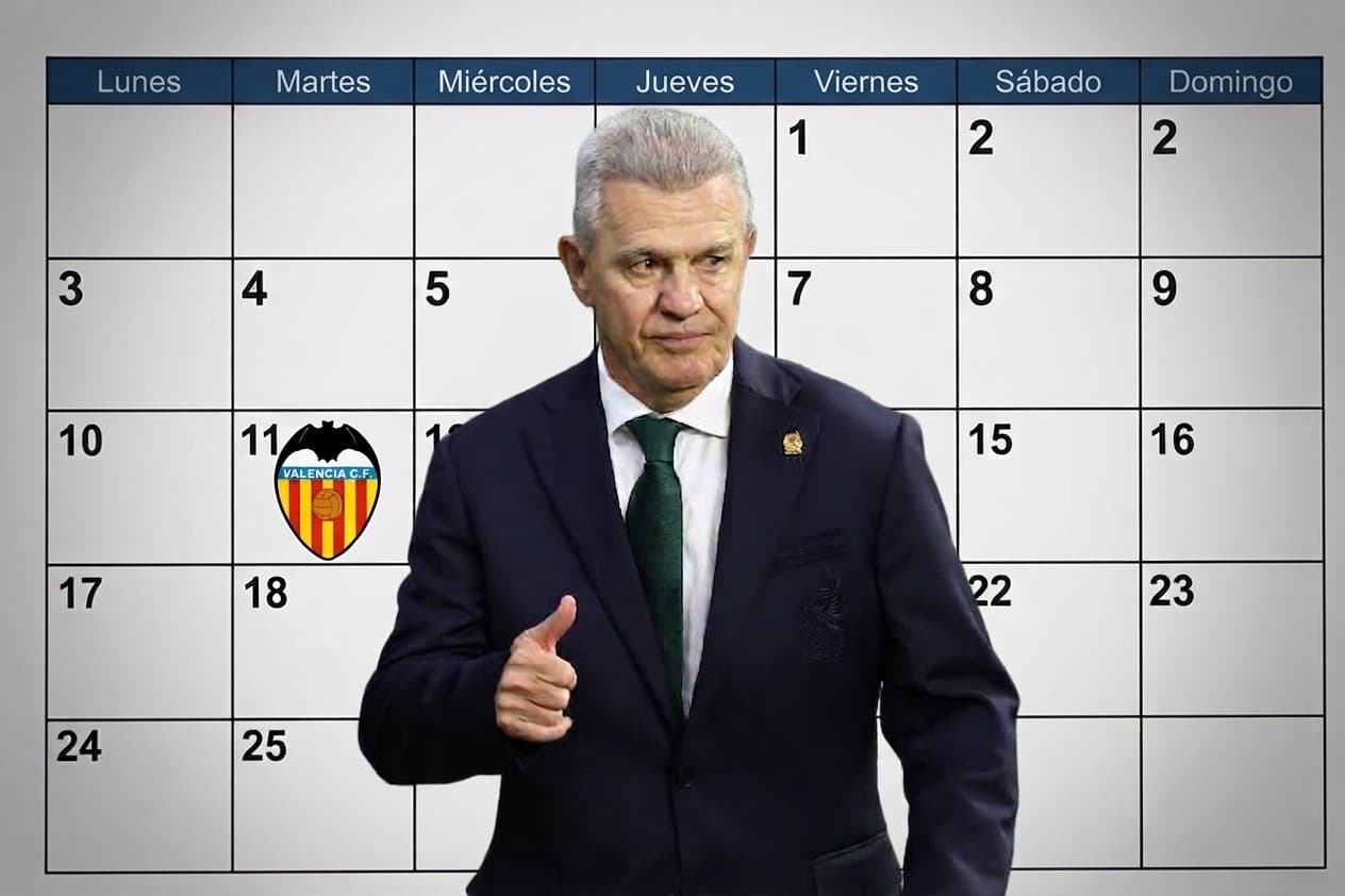 ¡Anota la fecha! Este día será el debut de Aguirre con Valencia